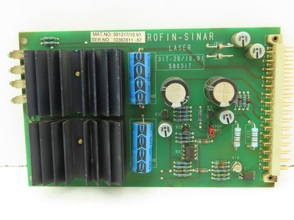 Rofin-Sinar 317-2B/10.91 Laser Capacitor Board 580317