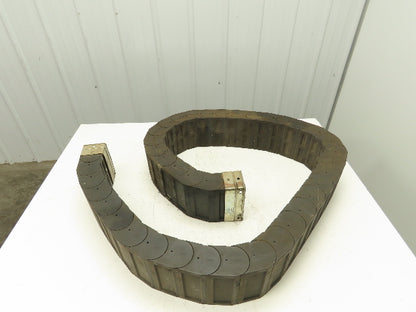 Gortrac N8 Nylatube N Ser Cable Hose Carrier ID 5.28x 2.24"  104" Wireway