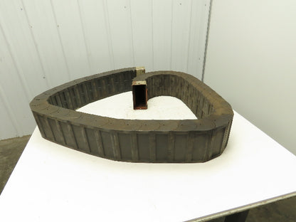 Gortrac N8 Nylatube N Ser Cable Hose Carrier ID 5.28x 2.24"  104" Wireway