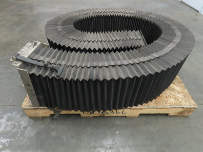 Rofin Sinar Laser Machine Bellows Accordion Way Cover ID 11.25x7.25" 14' Long