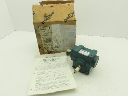 Dodge 13S05R Tigear 2 Worm Gearbox Reducer 5:1 Ratio 1.3Hp 350 RPM RH Output