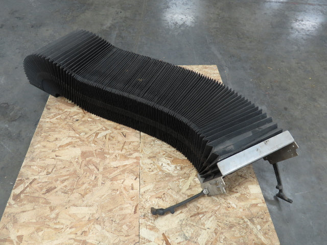 Rofin Sinar Laser Machine Bellows Accordion Way Cover ID 11.25x7.25" 12' Long