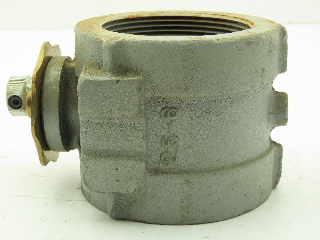 North American Mfg 1122-6 Gas Burner Control Butterfly Valve 3" NPT Threaded