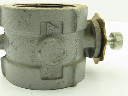 North American Mfg 1122-6 Gas Burner Control Butterfly Valve 3" NPT Threaded