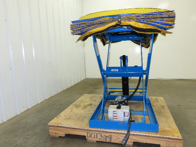 Bishamon L2K-TT 2000lb Hydraulic Scissor Lift Table 43" Rotating Top 115V 1 Ph