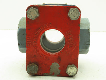 EEP Eugene Ernst Sight Flow Indicator Gauge 1-1/2" NPT 185 PSI
