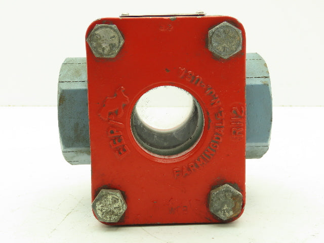 EEP Eugene Ernst Sight Flow Indicator Gauge 1-1/2" NPT 185 PSI