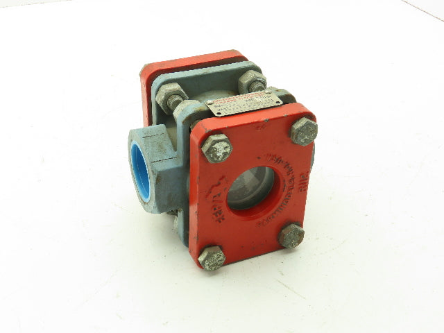 EEP Eugene Ernst Sight Flow Indicator Gauge 1-1/2" NPT 185 PSI