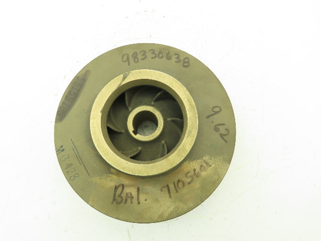 Worthington Pump 983306-38 Brass Impeller 9-5/8" OD