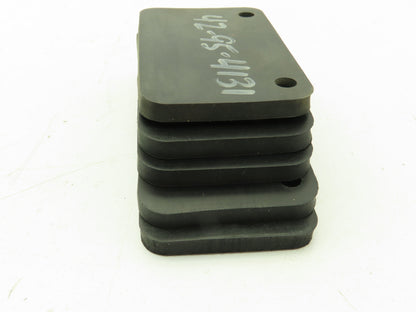 Warren Rupp 570-002-365 Sandpiper Pump Rubber Hinge Pad Green Stripe  Lot of 5