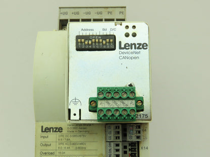 Lenze ECSEP016C4B ECS Servo Drive 16 Amp 3 Ph 480V DeviceNet 2175