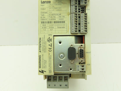 Lenze ECSEP016C4B ECS Servo Drive 16 Amp 3 Ph 480V DeviceNet 2175