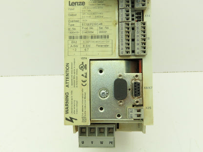 Lenze ECSEP016C4B ECS Servo Drive 16 Amp 3 Ph 480V DeviceNet 2175