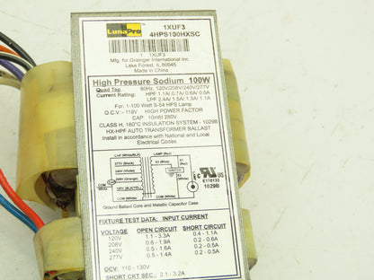 LumaPro  HID Ballast Kit 100W 1-Lamp High Pressure Sodium