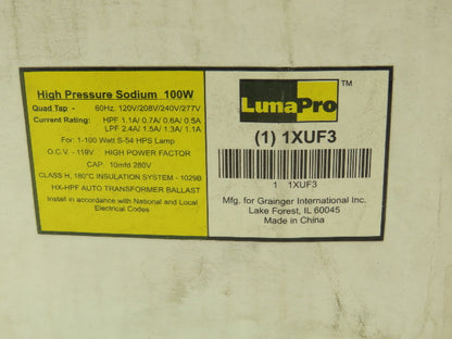 LumaPro  HID Ballast Kit 100W 1-Lamp High Pressure Sodium