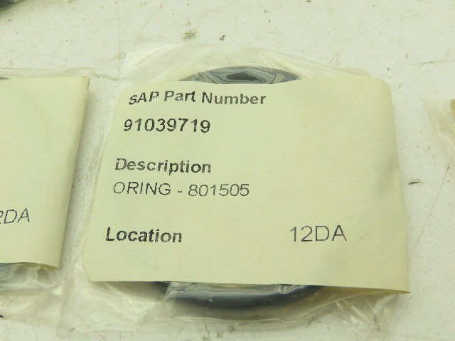 SPX APV J801505 Rubber O-Ring Black NBR 2.5x2.125x0.1875"  Lot of 11