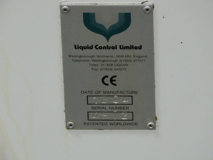 Liquid Control Pneumatic Cylinder Pump 14 Gal Tank Liquid Dispensing