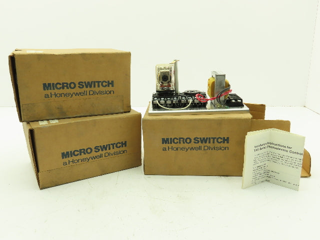 Honeywell Micro Switch FE-TRB 15VA 115V Transformer Relay Control Base Lot of 3
