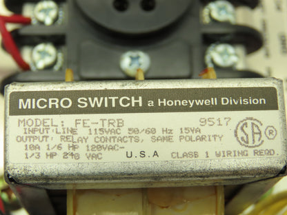 Honeywell Micro Switch FE-TRB 15VA 115V Transformer Relay Control Base Lot of 3