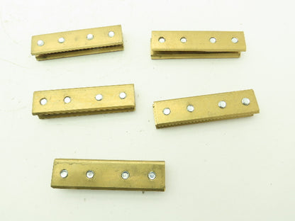 Conductix F-45-50 Copper Head Conductor Rail Joint F35 PT 4 Bolt Lot of 5