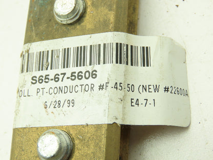 Conductix F-45-50 Copper Head Conductor Rail Joint F35 PT 4 Bolt Lot of 12