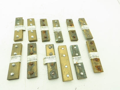 Conductix F-45-50 Copper Head Conductor Rail Joint F35 PT 4 Bolt Lot of 12