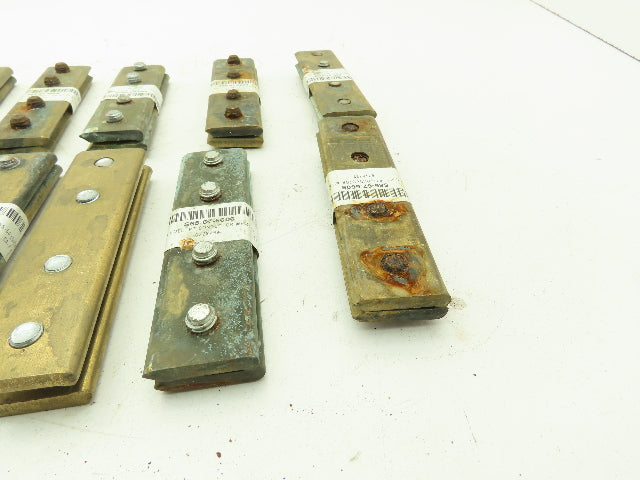 Conductix F-45-50 Copper Head Conductor Rail Joint F35 PT 4 Bolt Lot of 12