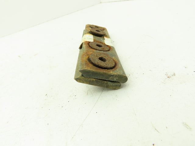 Conductix F-45-50 Copper Head Conductor Rail Joint F35 PT 4 Bolt Lot of 12