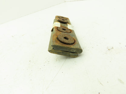 Conductix F-45-50 Copper Head Conductor Rail Joint F35 PT 4 Bolt Lot of 12