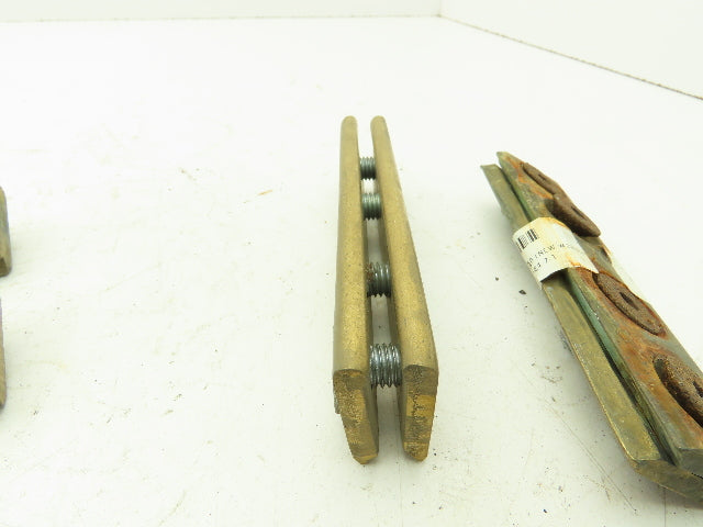 Conductix F-45-50 Copper Head Conductor Rail Joint F35 PT 4 Bolt Lot of 12