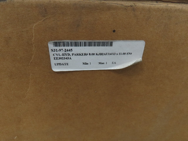 Parker 2A Series Pneumatic Air Cylinder 8" Bore 11" Stroke Double Rod 250 PSI