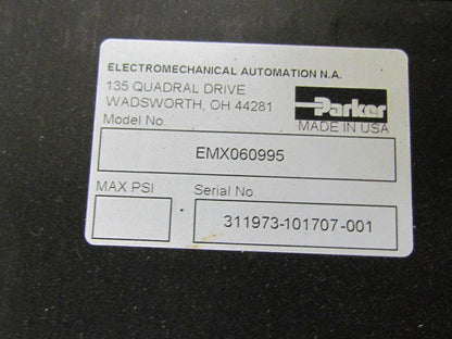 Parker EMX060995 Electric Ball Screw Actuator Cylinder MPP1153P6S-KPSN Motor