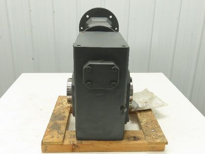 Falk 1525WBHQM1A Worm Gearbox Reducer 75:1 Dbl Reduction 6Hp 23 RPM Hollow Shaft