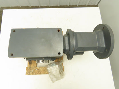 Falk 1525WBHQM1A Worm Gearbox Reducer 75:1 Dbl Reduction 6Hp 23 RPM Hollow Shaft