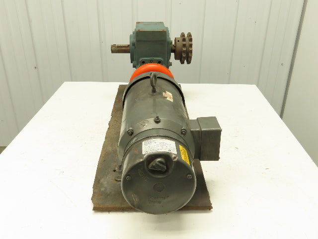 Baldor BM3707 Inline Gearmotor 5Hp 230/460V 3PH 15:1 Tigear Reducer 115 RPM