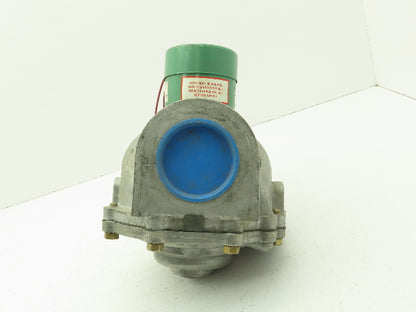 Asco  JB821493 Pneumatic Solenoid Valve 2 Way 2-1/2 NPT NO 120V Fuel Gas 5PSI