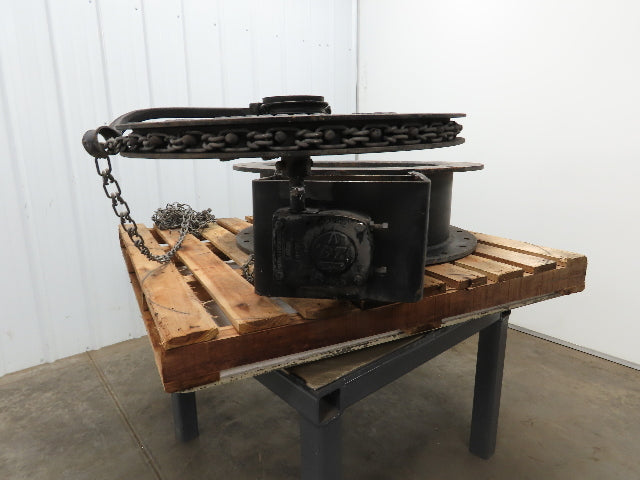 Multi-Fab 24" Flanged Butterfly Damper Valve Manual Chainwheel Operator