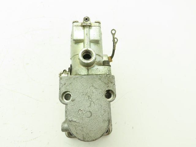 Parker KO65 Pilot Solenoid Valve 3 Way 120VDC Attached To A 3-1/2" Manifold