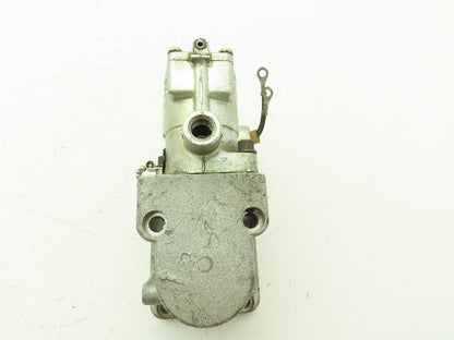 Parker KO65 Pilot Solenoid Valve 3 Way 120VDC Attached To A 3-1/2" Manifold
