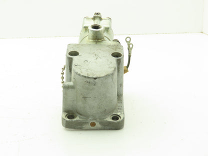 Parker KO65 Pilot Solenoid Valve 3 Way 120VDC Attached To A 3-1/2" Manifold