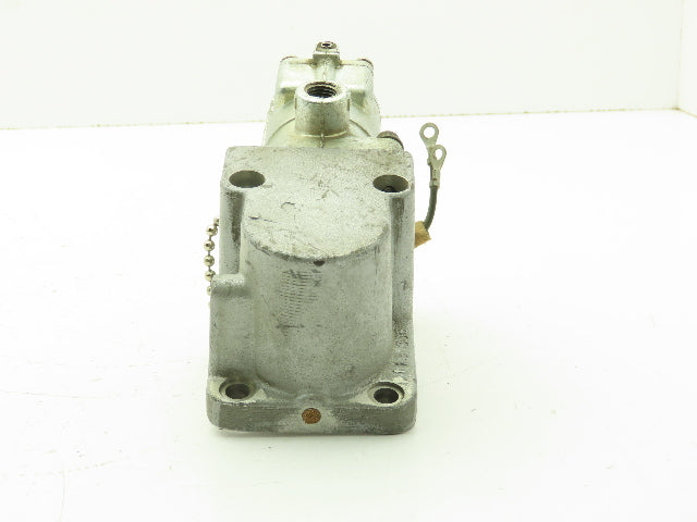 Parker KO65 Pilot Solenoid Valve 3 Way 120VDC Attached To A 3-1/2" Manifold