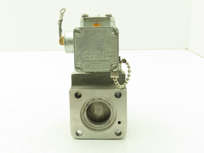 Parker KO65 Pilot Solenoid Valve 3 Way 120VDC Attached To A 3-1/2" Manifold