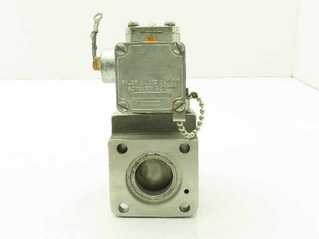 Parker KO65 Pilot Solenoid Valve 3 Way 120VDC Attached To A 3-1/2" Manifold