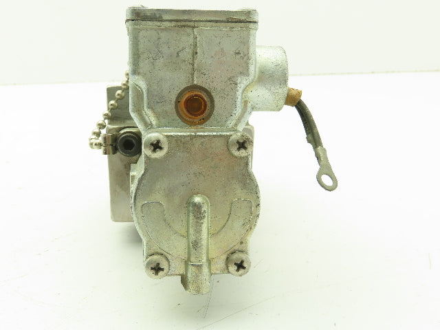 Parker KO65 Pilot Solenoid Valve 3 Way 120VDC Attached To A 3-1/2" Manifold