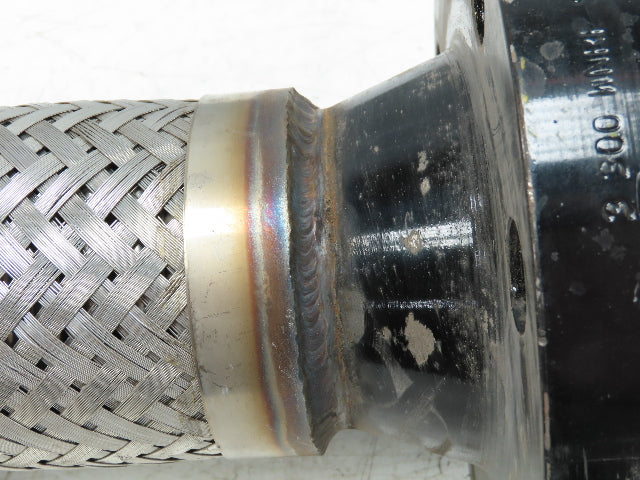 3"x 12" Flanged Stainless Braided Flex Hose Pipe Expansion Joint 8-Bolt #300
