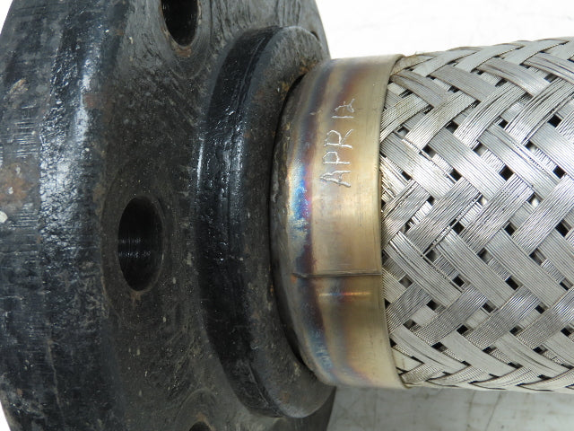 3"x 12" Flanged Stainless Braided Flex Hose Pipe Expansion Joint 8-Bolt #300