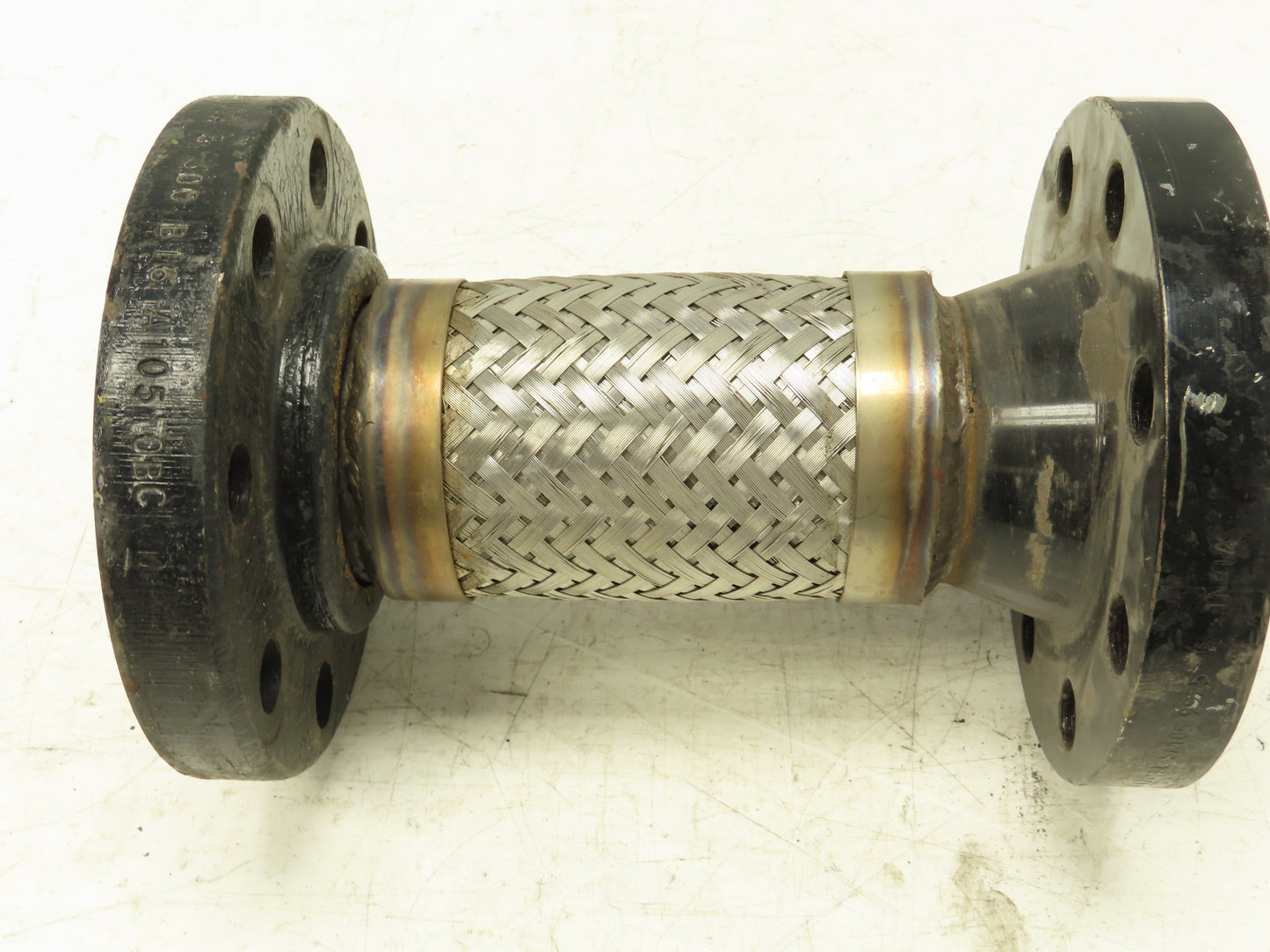3"x 12" Flanged Stainless Braided Flex Hose Pipe Expansion Joint 8-Bolt #300