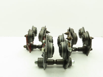 Saginaw 7927 Trolly 1/2 Ton 1000 LBS 3-6" I-Beam Hoist Crane Lot of 3