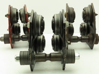 Saginaw 7927 Trolly 1/2 Ton 1000 LBS 3-6" I-Beam Hoist Crane Lot of 3