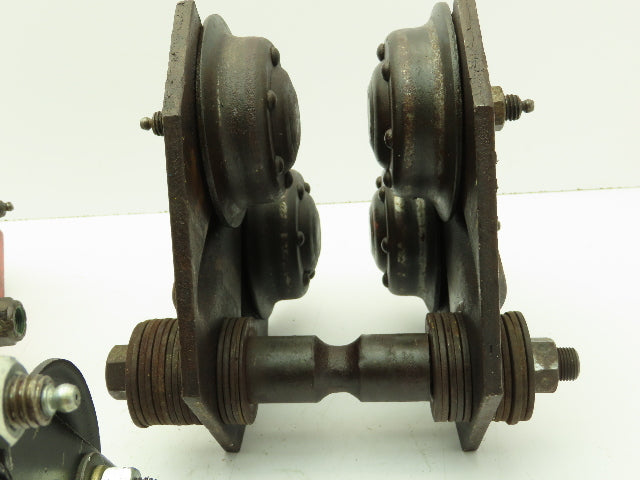 Saginaw 7927 Trolly 1/2 Ton 1000 LBS 3-6" I-Beam Hoist Crane Lot of 3